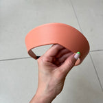 Round Tiara Headband, Coral - Stashe