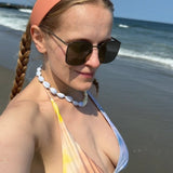 Round Tiara Headband, Coral - Stashe
