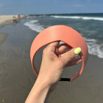 Round Tiara Headband, Coral - Stashe