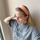Round Tiara Headband, Coral - Stashe