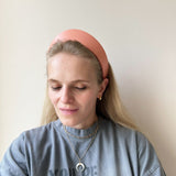 Round Tiara Headband, Coral - Stashe