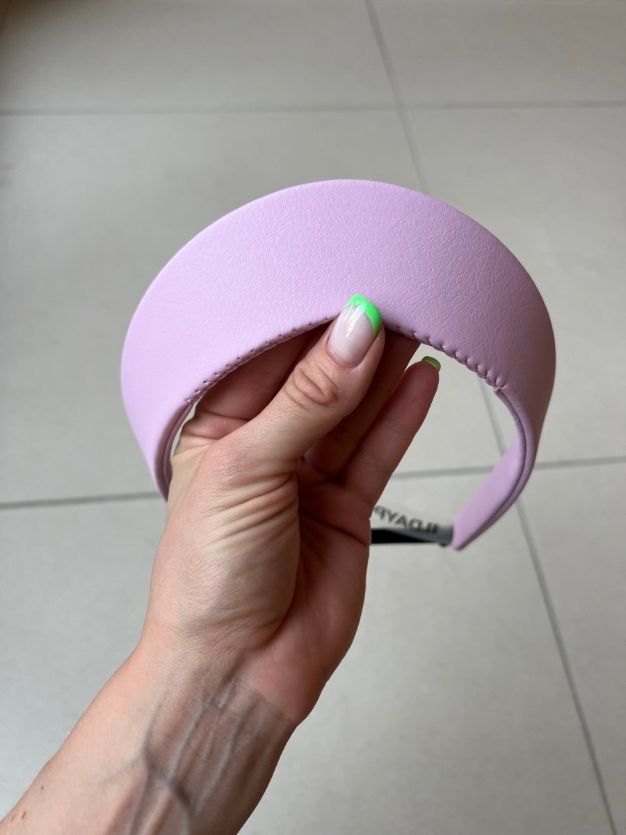 Round Tiara Headband, Lavender - Stashe