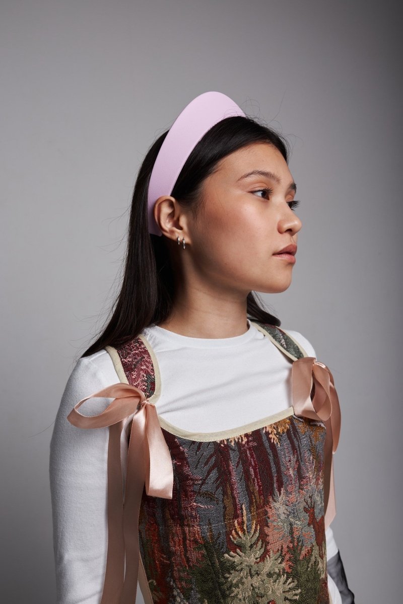 Round Tiara Headband, Lavender - Stashe