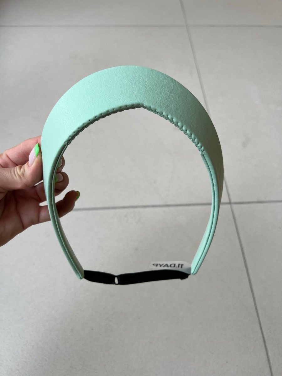 Round Tiara Headband, Mint Green - Stashe