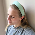 Round Tiara Headband, Mint Green - Stashe