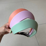 Round Tiara Headband, Mint Green - Stashe