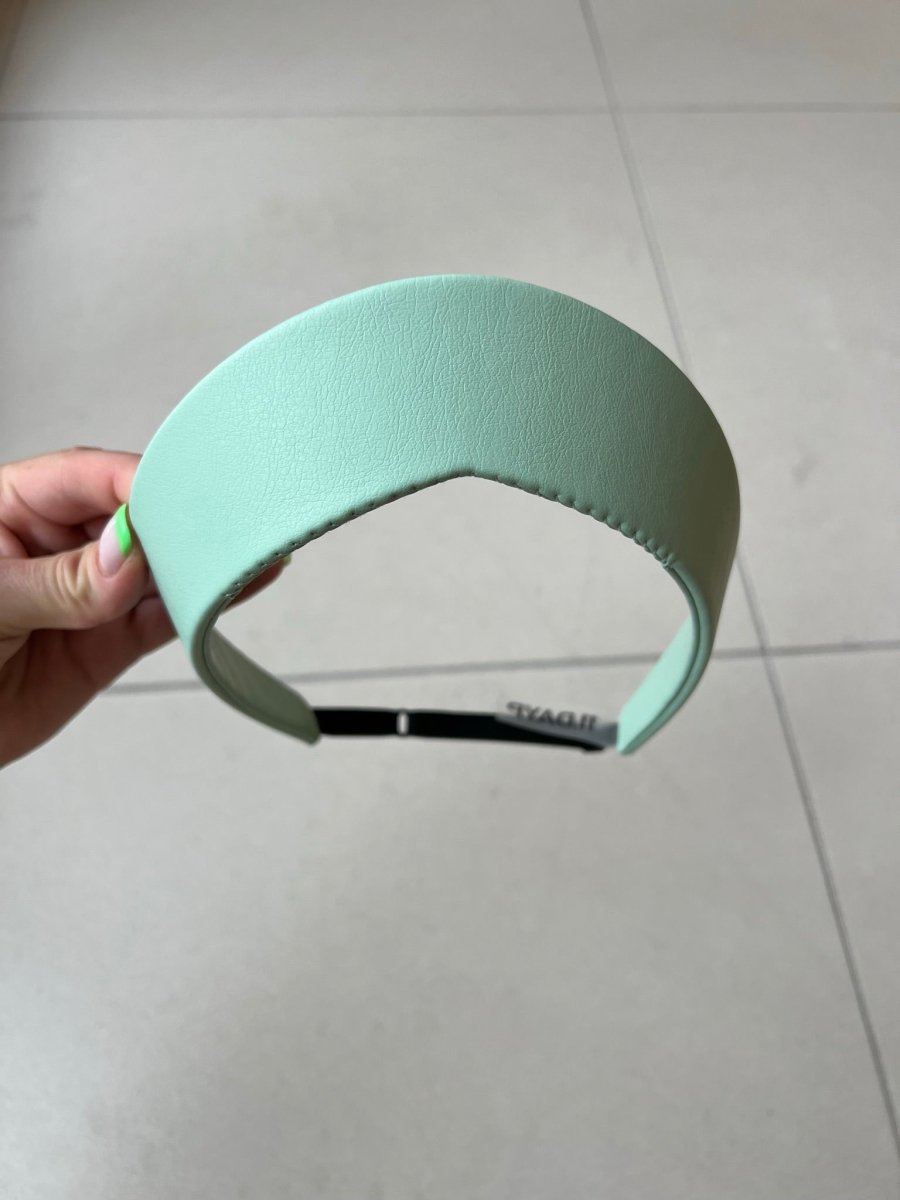 Round Tiara Headband, Mint Green - Stashe