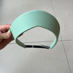 Round Tiara Headband, Mint Green - Stashe