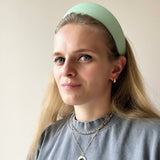 Round Tiara Headband, Mint Green - Stashe
