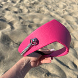 Pointed Tiara Headband with Massive Chain, Pink