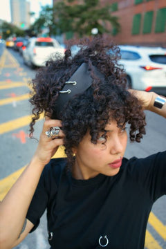 Koko Headband "Black Ju", Black - Stashe