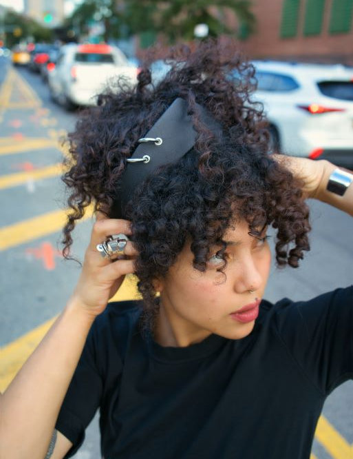 Koko Headband "Black Ju", Black - Stashe
