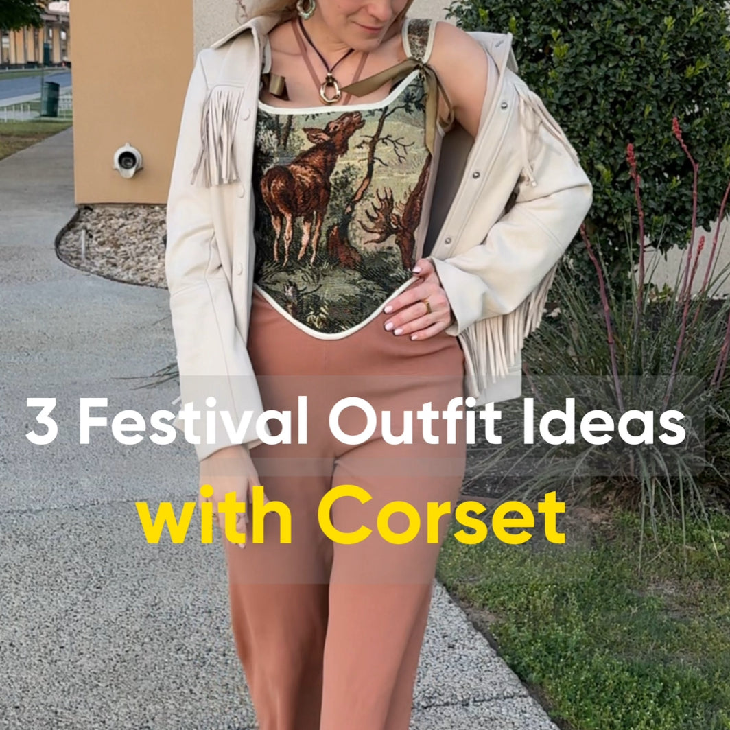 Step Up Your Festival Game with Stylish Corsets: Three Outfits to Stand Out