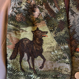 Red Riding Hood Vintage Tapestry Cropped Jacket