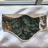 Vintage Tapestry Back Lace-up Corset Belt, "Evergreen” Pattern