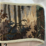 Vintage Tapestry Front Lace-up Corset Belt, “Hollow” pattern