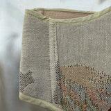 Vintage Tapestry Back Lace-up Corset Belt, "Daybreak” Pattern