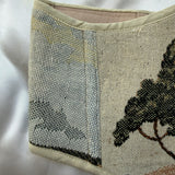 Vintage Tapestry Back Lace-up Corset Belt, "Riviera” Pattern