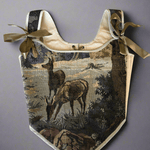 Lace - up Vintage Tapestry Corset Top, "Deer” Pattern - Stashe