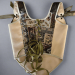 Lace - up Vintage Tapestry Corset Top, "Deer” Pattern - Stashe
