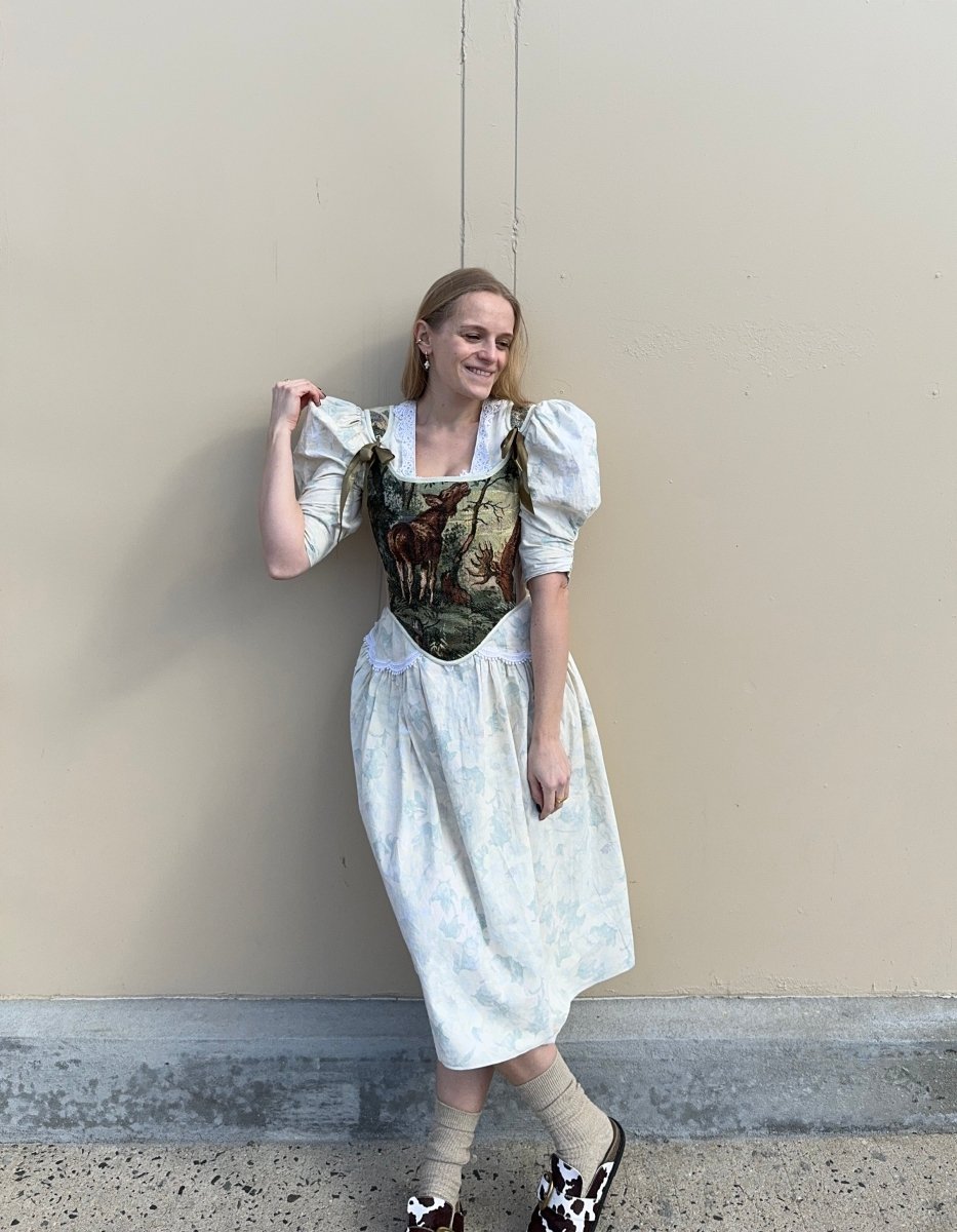 Lace up Vintage Corset Top | Corset Top | Stashe