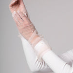 Long Gloves, “Pearls” in White - Stashe