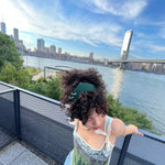 Pointed Tiara Headband with 2 Rings, Emerald - Stashe