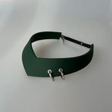 Pointed Tiara Headband with 2 Rings, Emerald - Stashe