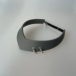 Pointed Tiara Headband with 2 Rings, Grey - Stashe