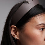 Pointed Tiara Headband with 2 Rings, Grey - Stashe