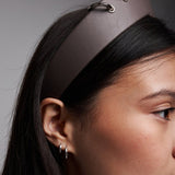 Pointed Tiara Headband with 2 Rings, Grey - Stashe