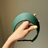 Round Tiara Headband, Emerald - Stashe