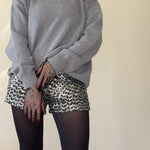 Short Gloves, "Moon & Snake" in Black - Stashe