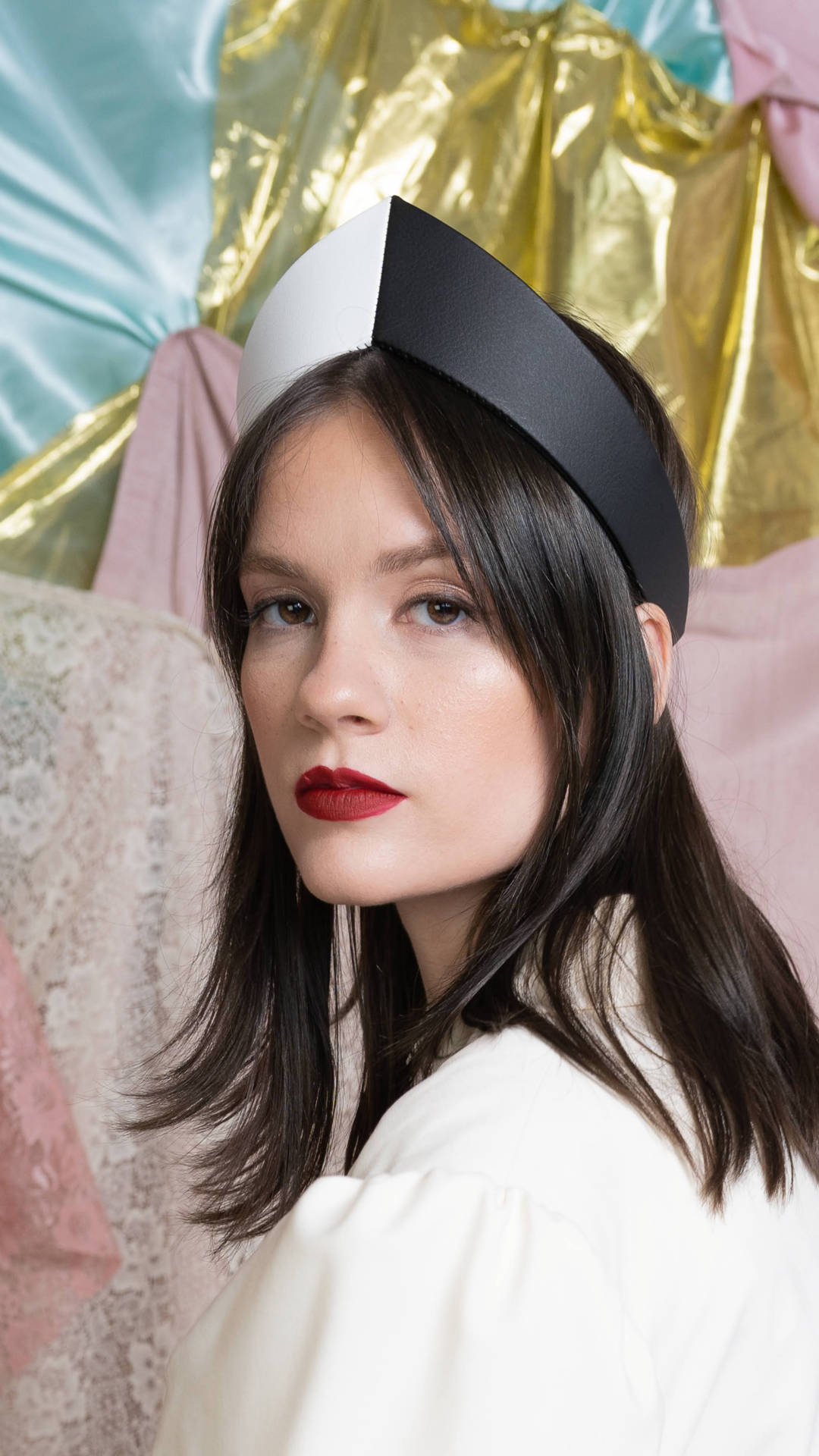 Koko Headband "Cruella", Black and White