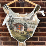 Small Cottage Tapestry Corset | Vintage Bustier Top | Stashe