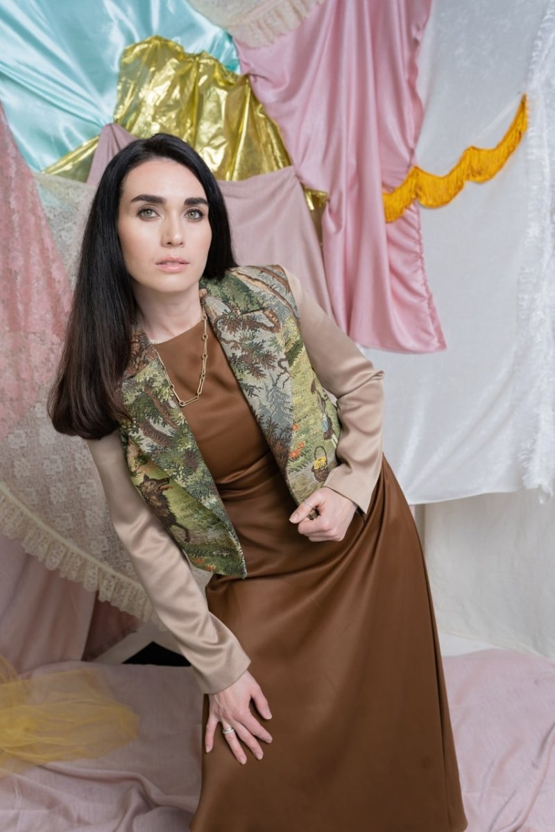 Tapestry Cropped Jacket | Women's Tapestry Jacket | Stashe